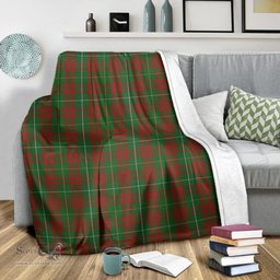 Scottish Bruce Hunting Clan Tartan Blanket Tartan Plaid Sherpa Blanket Scottish Plaid Tartan Plaid - ScotsTee - scotstee.com