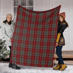 Scottish Douglas Ancient Red Clan Tartan Blanket Tartan Plaid Sherpa Blanket Scottish Plaid Tartan Plaid - ScotsTee - scotstee.com