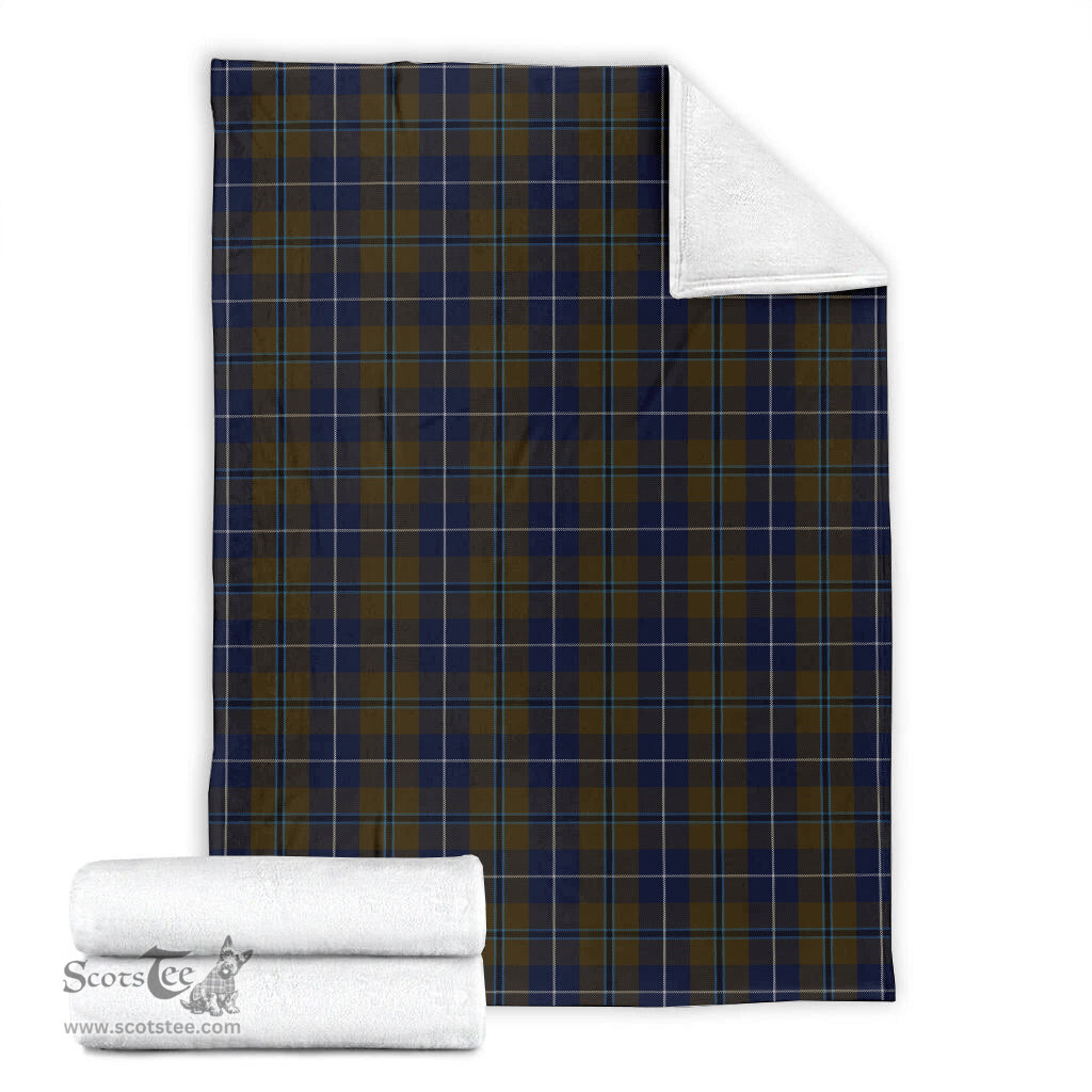 Scottish Douglas Brown Clan Tartan Blanket Tartan Plaid Sherpa Blanket Scottish Plaid Tartan Plaid - ScotsTee - scotstee.com