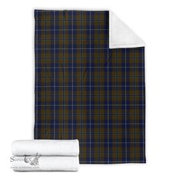 Scottish Douglas Brown Clan Tartan Blanket Tartan Plaid Sherpa Blanket Scottish Plaid Tartan Plaid - ScotsTee - scotstee.com