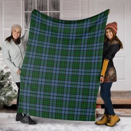 Scottish Forsyth Clan Tartan Blanket Tartan Plaid Sherpa Blanket Scottish Plaid Tartan Plaid - ScotsTee - scotstee.com
