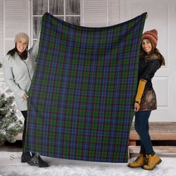 Scottish Fletcher Clan Tartan Blanket Tartan Plaid Sherpa Blanket Scottish Plaid Tartan Plaid - ScotsTee - scotstee.com