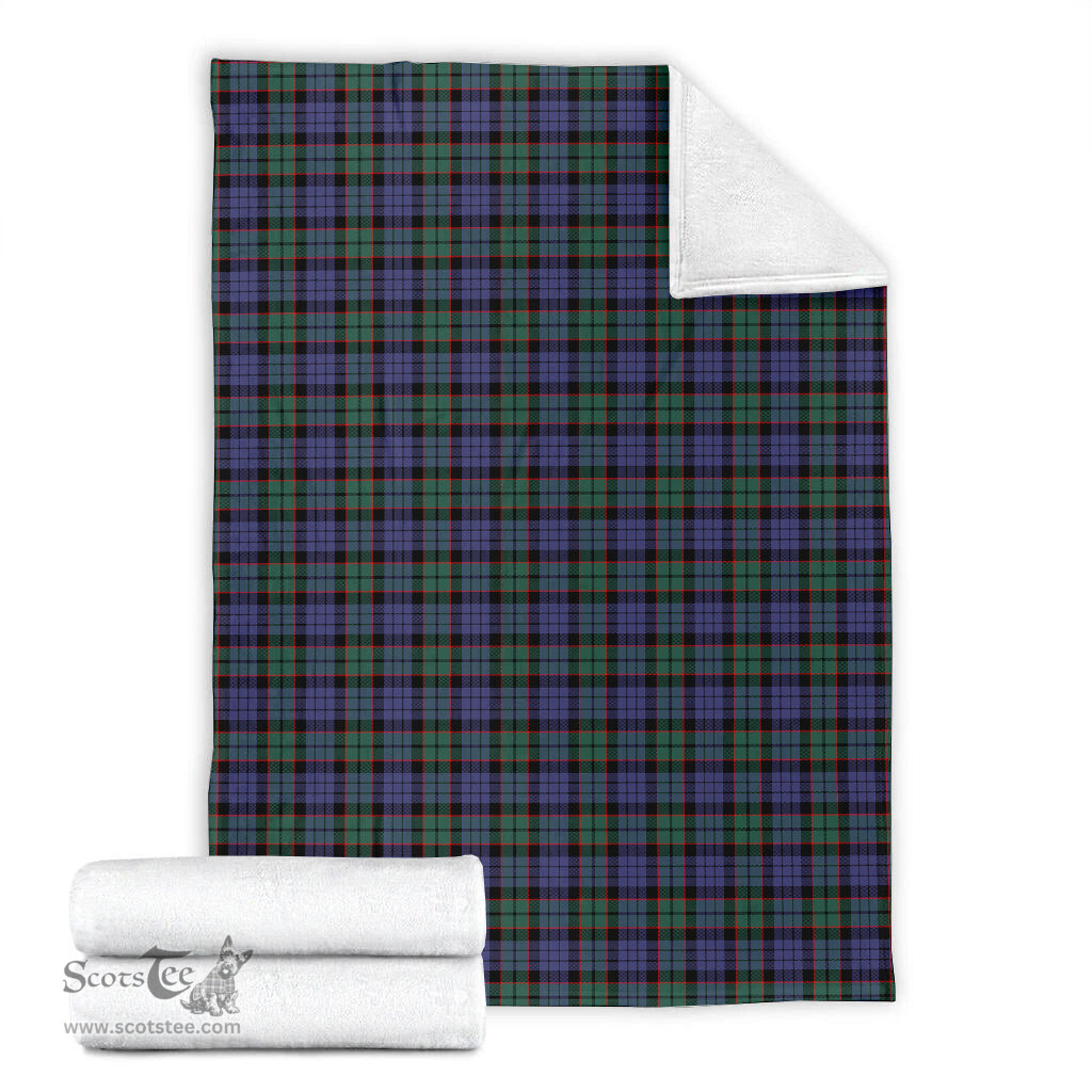 Scottish Fletcher Modern Clan Tartan Blanket Tartan Plaid Sherpa Blanket Scottish Plaid Tartan Plaid - ScotsTee - scotstee.com