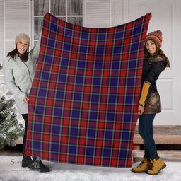 Scottish Clark Red Clan Tartan Blanket Tartan Plaid Sherpa Blanket Scottish Plaid Tartan Plaid - ScotsTee - scotstee.com