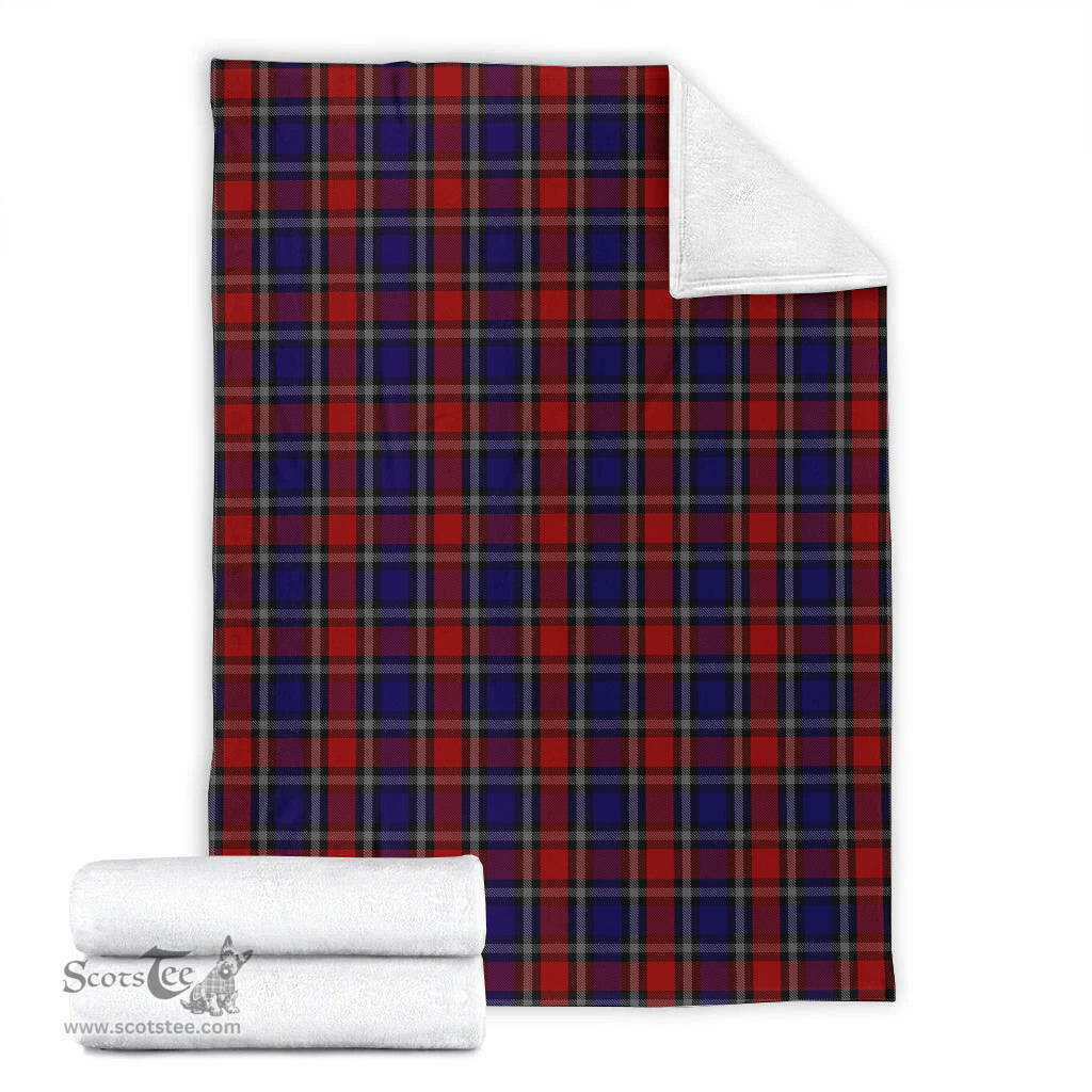 Scottish Clark Red Clan Tartan Blanket Tartan Plaid Sherpa Blanket Scottish Plaid Tartan Plaid - ScotsTee - scotstee.com
