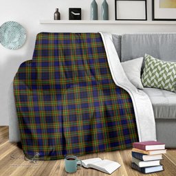 Scottish Clelland Modern Clan Tartan Blanket Tartan Plaid Sherpa Blanket Scottish Plaid Tartan Plaid - ScotsTee - scotstee.com