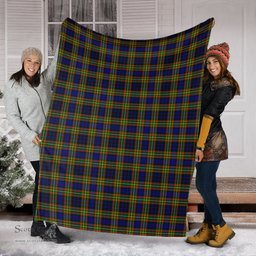 Scottish Clelland Modern Clan Tartan Blanket Tartan Plaid Sherpa Blanket Scottish Plaid Tartan Plaid - ScotsTee - scotstee.com