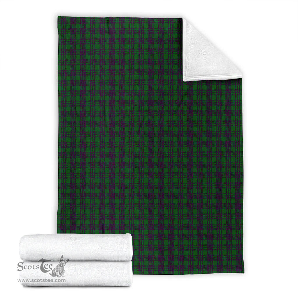 Scottish Elphinstone Clan Tartan Blanket Tartan Plaid Sherpa Blanket Scottish Plaid Tartan Plaid - ScotsTee - scotstee.com