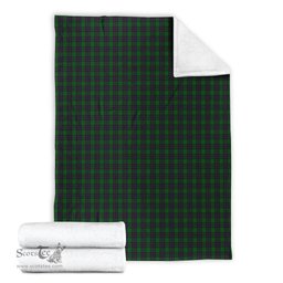 Scottish Elphinstone Clan Tartan Blanket Tartan Plaid Sherpa Blanket Scottish Plaid Tartan Plaid - ScotsTee - scotstee.com