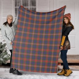 Scottish Fraser Hunting Modern Clan Tartan Blanket Tartan Plaid Sherpa Blanket Scottish Plaid Tartan Plaid - ScotsTee - scotstee.com