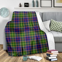Scottish Dalrymple Clan Tartan Blanket Tartan Plaid Sherpa Blanket Scottish Plaid Tartan Plaid - ScotsTee - scotstee.com
