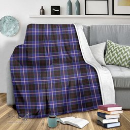 Scottish Dunlop Modern Clan Tartan Blanket Tartan Plaid Sherpa Blanket Scottish Plaid Tartan Plaid - ScotsTee - scotstee.com