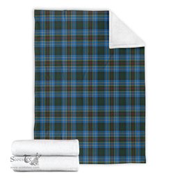 Scottish Cockburn Modern Clan Tartan Blanket Tartan Plaid Sherpa Blanket Scottish Plaid Tartan Plaid - ScotsTee - scotstee.com