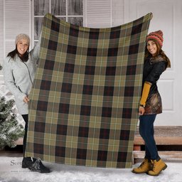 Scottish Dunlop Hunting Clan Tartan Blanket Tartan Plaid Sherpa Blanket Scottish Plaid Tartan Plaid - ScotsTee - scotstee.com