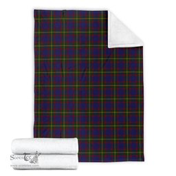 Scottish Durie Clan Tartan Blanket Tartan Plaid Sherpa Blanket Scottish Plaid Tartan Plaid - ScotsTee - scotstee.com