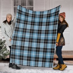 Scottish Clark Ancient Clan Tartan Blanket Tartan Plaid Sherpa Blanket Scottish Plaid Tartan Plaid - ScotsTee - scotstee.com