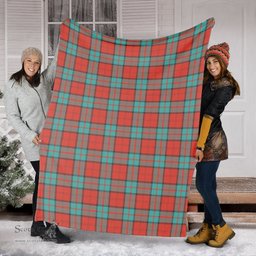 Scottish Dunbar Ancient Clan Tartan Blanket Tartan Plaid Sherpa Blanket Scottish Plaid Tartan Plaid - ScotsTee - scotstee.com