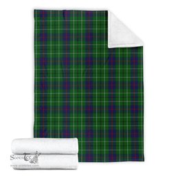 Scottish Duncan Clan Tartan Blanket Tartan Plaid Sherpa Blanket Scottish Plaid Tartan Plaid - ScotsTee - scotstee.com