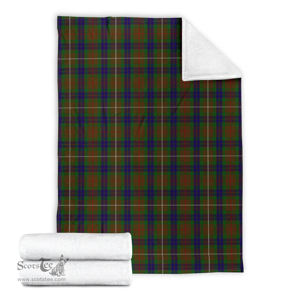 Scottish Fraser Hunting Clan Tartan Blanket Tartan Plaid Sherpa Blanket Scottish Plaid Tartan Plaid - ScotsTee - scotstee.com