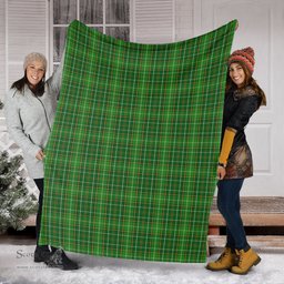 Scottish Forrester or Foster Hunting Clan Tartan Blanket Tartan Plaid Sherpa Blanket Scottish Plaid Tartan Plaid - ScotsTee - scotstee.com