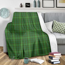 Scottish Forrester or Foster Hunting Clan Tartan Blanket Tartan Plaid Sherpa Blanket Scottish Plaid Tartan Plaid - ScotsTee - scotstee.com