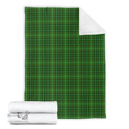 Scottish Forrester or Foster Hunting Clan Tartan Blanket Tartan Plaid Sherpa Blanket Scottish Plaid Tartan Plaid - ScotsTee - scotstee.com