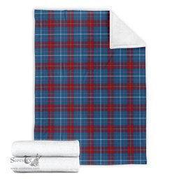 Scottish Frame Clan Tartan Blanket Tartan Plaid Sherpa Blanket Scottish Plaid Tartan Plaid - ScotsTee - scotstee.com