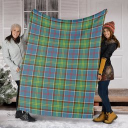 Scottish Colville Clan Tartan Blanket Tartan Plaid Sherpa Blanket Scottish Plaid Tartan Plaid - ScotsTee - scotstee.com