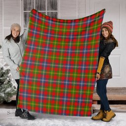 Scottish Forrester Clan Tartan Blanket Tartan Plaid Sherpa Blanket Scottish Plaid Tartan Plaid - ScotsTee - scotstee.com