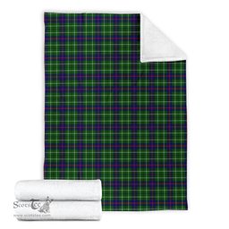 Scottish Duncan Modern Clan Tartan Blanket Tartan Plaid Sherpa Blanket Scottish Plaid Tartan Plaid - ScotsTee - scotstee.com