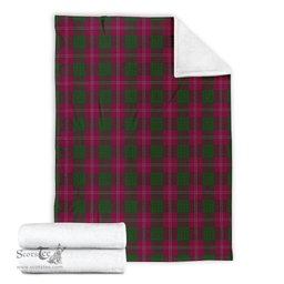 Scottish Crawford Clan Tartan Blanket Tartan Plaid Sherpa Blanket Scottish Plaid Tartan Plaid - ScotsTee - scotstee.com