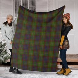 Scottish Cunningham Hunting Modern Clan Tartan Blanket Tartan Plaid Sherpa Blanket Scottish Plaid Tartan Plaid - ScotsTee - scotstee.com