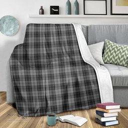 Scottish Douglas Grey Clan Tartan Blanket Tartan Plaid Sherpa Blanket Scottish Plaid Tartan Plaid - ScotsTee - scotstee.com