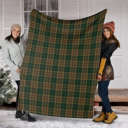 Scottish Fitzsimmons Clan Tartan Blanket Tartan Plaid Sherpa Blanket Scottish Plaid Tartan Plaid - ScotsTee - scotstee.com