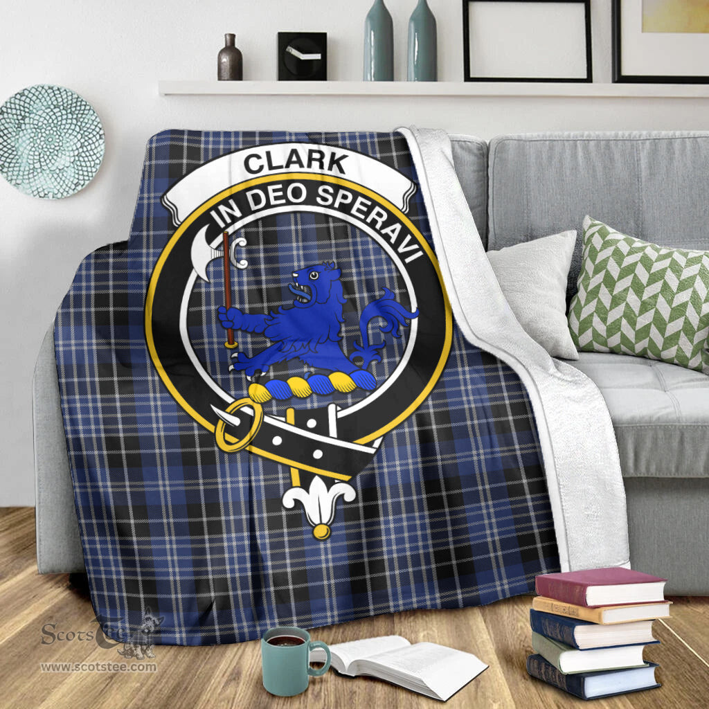 Scottish Clark (Lion) Clan Tartan Blanket with Family Crest Tartan Plaid Sherpa Blanket Scottish Plaid Tartan Plaid - ScotsTee - scotstee.com