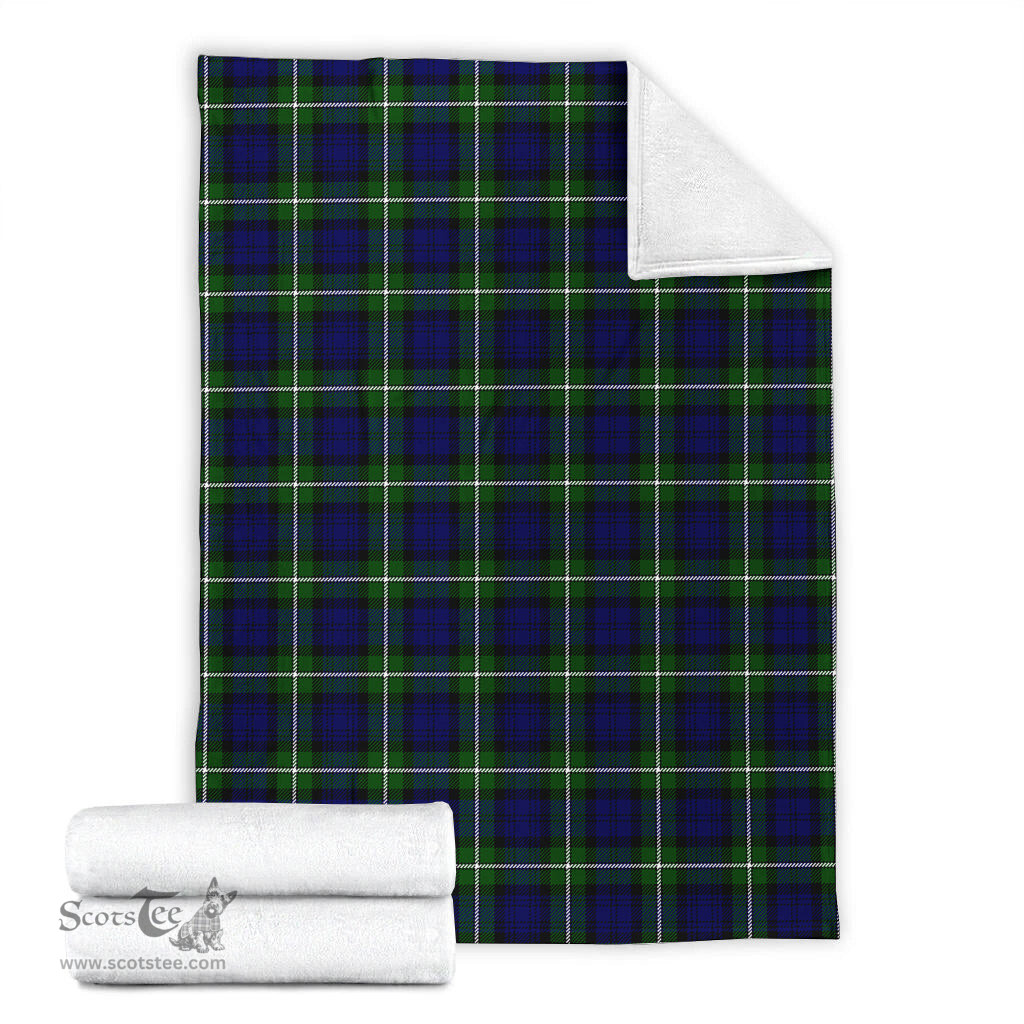 Scottish Forbes Modern Clan Tartan Blanket Tartan Plaid Sherpa Blanket Scottish Plaid Tartan Plaid - ScotsTee - scotstee.com