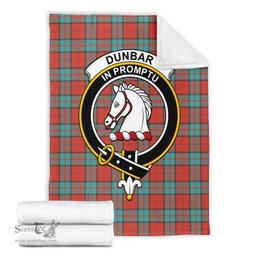 Scottish Dunbar Ancient Clan Tartan Blanket with Family Crest Tartan Plaid Sherpa Blanket Scottish Plaid Tartan Plaid - ScotsTee - scotstee.com