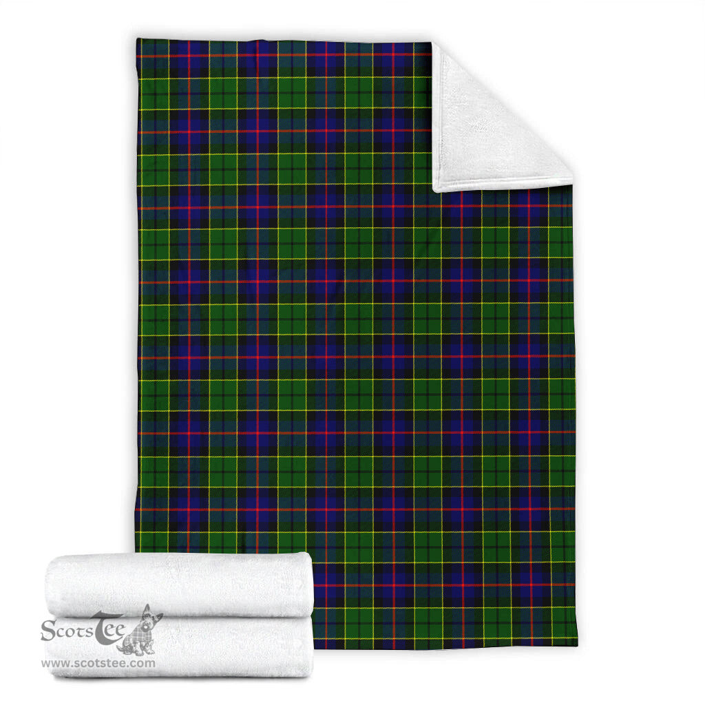 Scottish Forsyth Modern Clan Tartan Blanket Tartan Plaid Sherpa Blanket Scottish Plaid Tartan Plaid - ScotsTee - scotstee.com