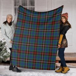 Scottish Fraser Hunting Ancient Clan Tartan Blanket Tartan Plaid Sherpa Blanket Scottish Plaid Tartan Plaid - ScotsTee - scotstee.com