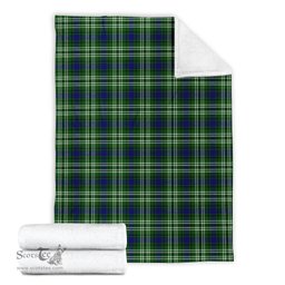 Scottish Haliburton Clan Tartan Blanket Tartan Plaid Sherpa Blanket Scottish Plaid Tartan Plaid - ScotsTee - scotstee.com