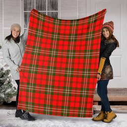 Scottish Langlands Clan Tartan Blanket Tartan Plaid Sherpa Blanket Scottish Plaid Tartan Plaid - ScotsTee - scotstee.com