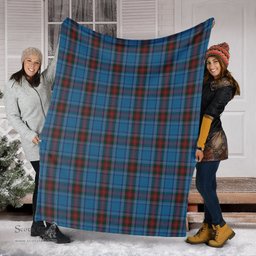 Scottish Louth County Ireland Clan Tartan Blanket Tartan Plaid Sherpa Blanket Scottish Plaid Tartan Plaid - ScotsTee - scotstee.com