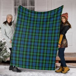 Scottish Lyon Clan Tartan Blanket Tartan Plaid Sherpa Blanket Scottish Plaid Tartan Plaid - ScotsTee - scotstee.com