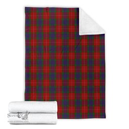 Scottish Fraser Clan Tartan Blanket Tartan Plaid Sherpa Blanket Scottish Plaid Tartan Plaid - ScotsTee - scotstee.com