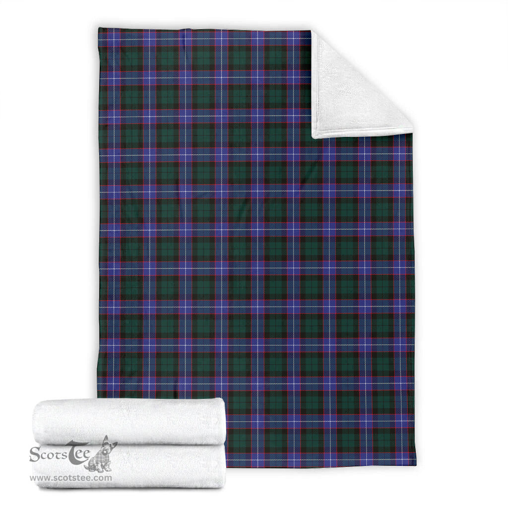 Scottish Hunter Modern Clan Tartan Blanket Tartan Plaid Sherpa Blanket Scottish Plaid Tartan Plaid - ScotsTee - scotstee.com