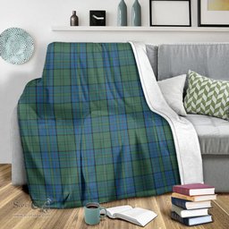 Scottish Lockhart Clan Tartan Blanket Tartan Plaid Sherpa Blanket Scottish Plaid Tartan Plaid - ScotsTee - scotstee.com
