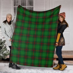 Scottish Kinloch Clan Tartan Blanket Tartan Plaid Sherpa Blanket Scottish Plaid Tartan Plaid - ScotsTee - scotstee.com