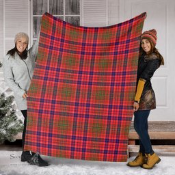 Scottish Lumsden Modern Clan Tartan Blanket Tartan Plaid Sherpa Blanket Scottish Plaid Tartan Plaid - ScotsTee - scotstee.com