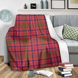 Scottish Lumsden Modern Clan Tartan Blanket Tartan Plaid Sherpa Blanket Scottish Plaid Tartan Plaid - ScotsTee - scotstee.com