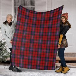 Scottish Kelly of Sleat Red Clan Tartan Blanket Tartan Plaid Sherpa Blanket Scottish Plaid Tartan Plaid - ScotsTee - scotstee.com